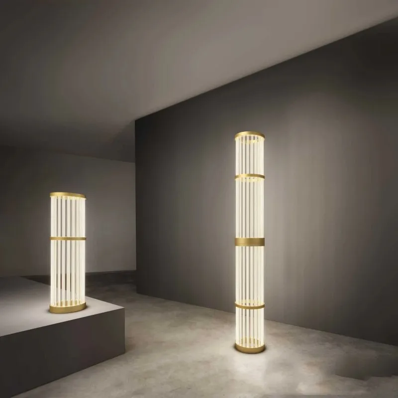 Modern All Copper Luxury Hotel Lobby Floor Lamp Designer Golden Light Emitting Diode Metal Crystal Pillar Floor Villa Living
Modern All Copper Luxury Hotel Lobby Floor Lamp Designer Golden Light Emitting Diode Metal Crystal Pillar Floor Villa Living