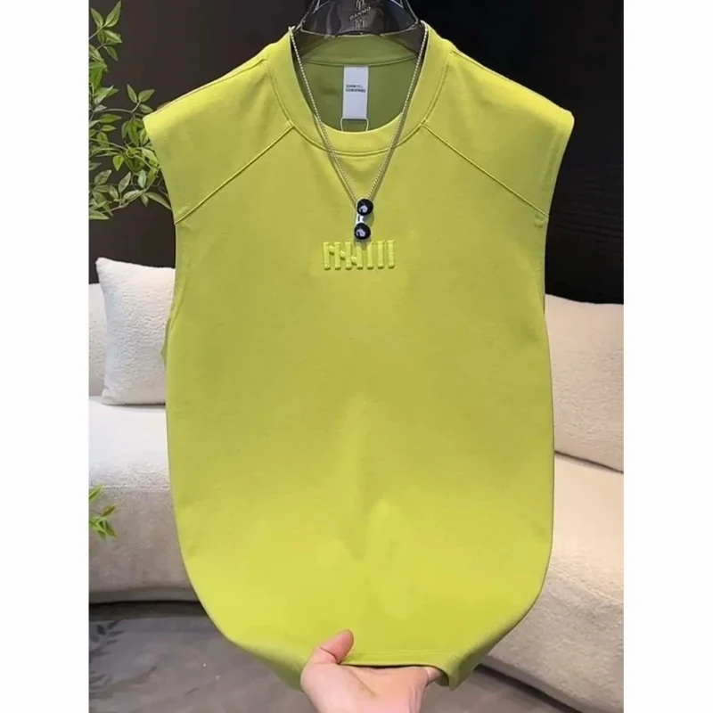 Men's Fashion Round Neck Solid Letter Sleeveless T-Shirt 2026 Summer New Versatile Pullover Casual Top
Men's Fashion Round Neck Solid Letter Sleeveless T-Shirt 2026 Summer New Versatile Pullover Casual Top