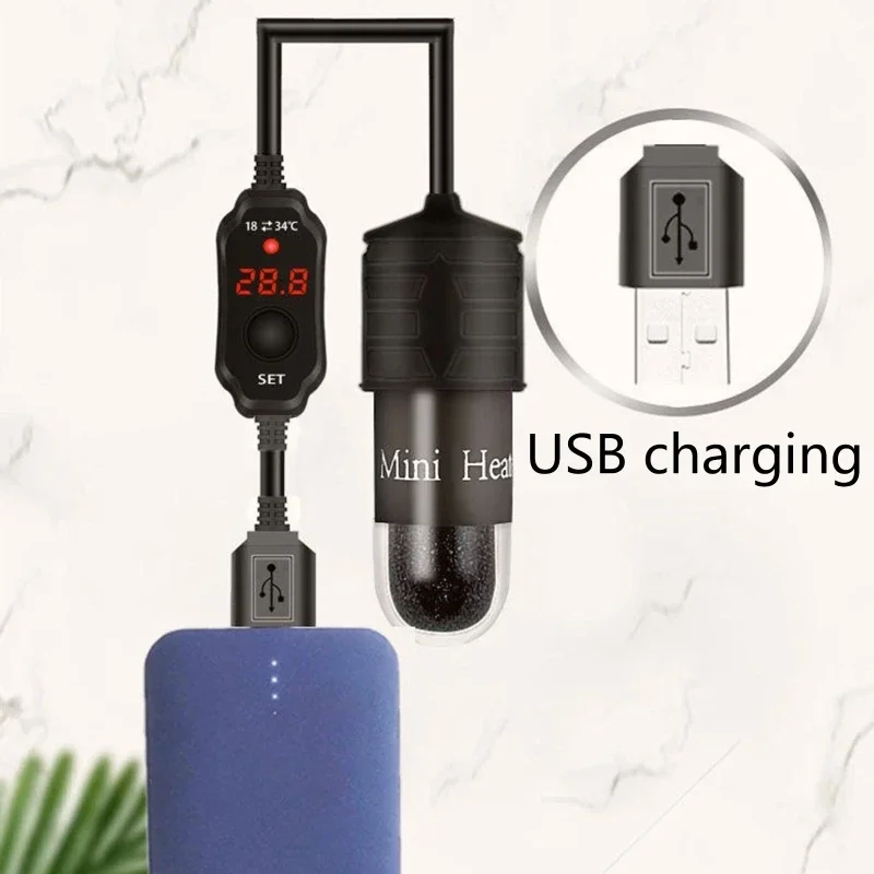 Small Aquarium Betta Heater Adjustable Temperature Digital Display USB Charging for Mini for Tank for Turtle Tanks
Small Aquarium Betta Heater Adjustable Temperature Digital Display USB Charging for Mini for Tank for Turtle Tanks