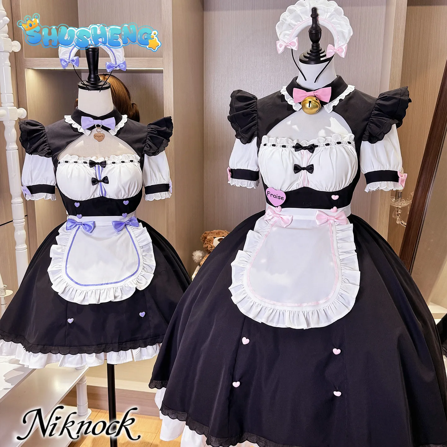 Anime NEKOPARA Minazuki Shigure Strawberry Cosplay Costume New Girl Sweet Maid Dress Halloween Party Woman Lolita Uniform
Anime NEKOPARA Minazuki Shigure Strawberry Cosplay Costume New Girl Sweet Maid Dress Halloween Party Woman Lolita Uniform