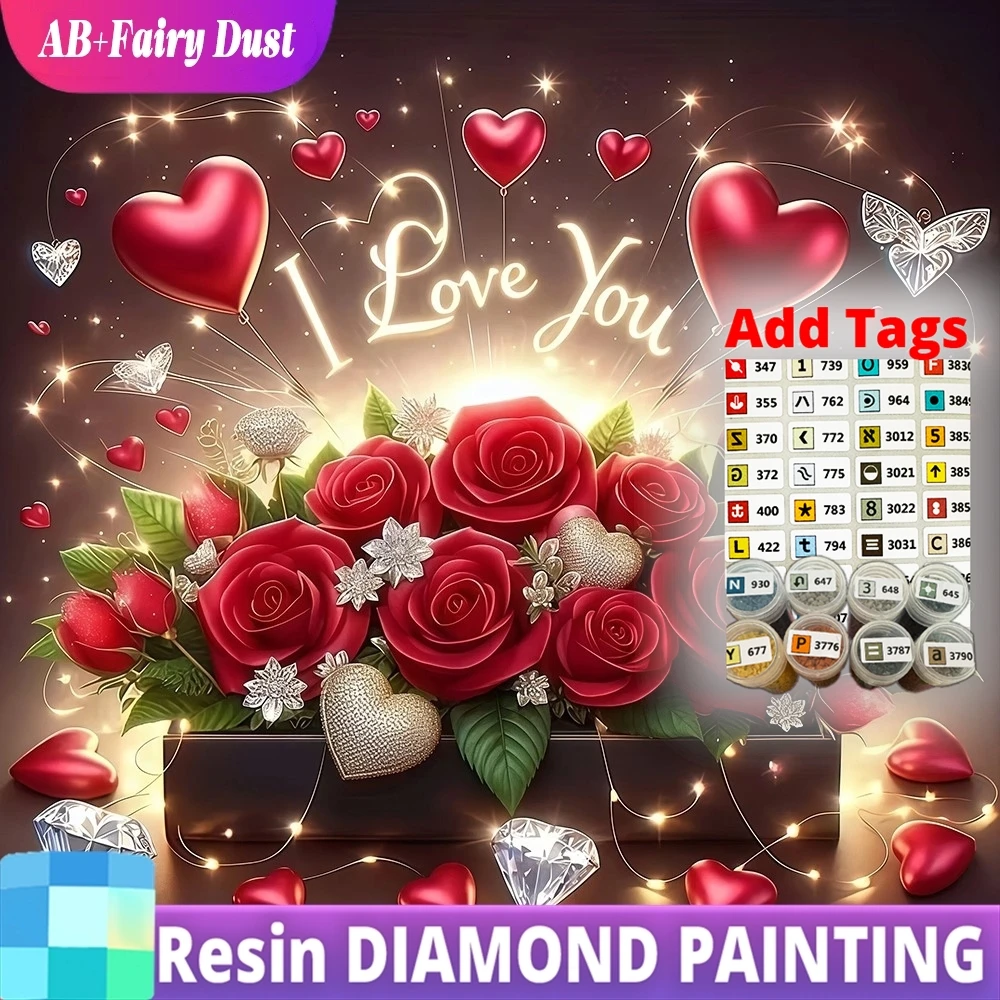 Алмазная мозаика 5D DIY: Роза и сердце, полная вышивка, эффект AB-страз, для творчества, подарки на День святого Валентина
Алмазная мозаика 5D DIY: Роза и сердце, полная вышивка, эффект AB-страз, для творчества, подарки на День святого Валентина