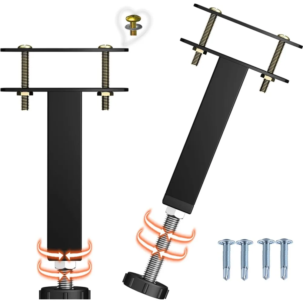 2PC Bed Frame Support Legs Stabilizer Replacement Universal Slat Reinforcement 6.5-9 inch Black
2PC Bed Frame Support Legs Stabilizer Replacement Universal Slat Reinforcement 6.5-9 inch Black