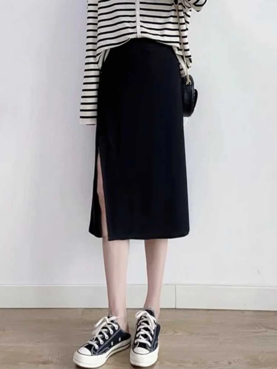 plus Size Black Asymmetrical Mid-Length A-Line Skirt Women's Summer Slimming Thin Fabric High Waist Commute Style Skirt
plus Size Black Asymmetrical Mid-Length A-Line Skirt Women's Summer Slimming Thin Fabric High Waist Commute Style Skirt
