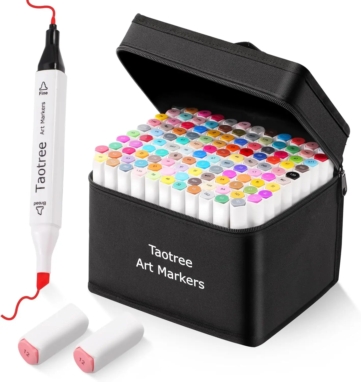 121 Alcohol Markers Set, Dual Tips Art Markers for Coloring & Sketching, Fine Tip & Chisel Drawing Pens for Adults
121 Alcohol Markers Set, Dual Tips Art Markers for Coloring & Sketching, Fine Tip & Chisel Drawing Pens for Adults