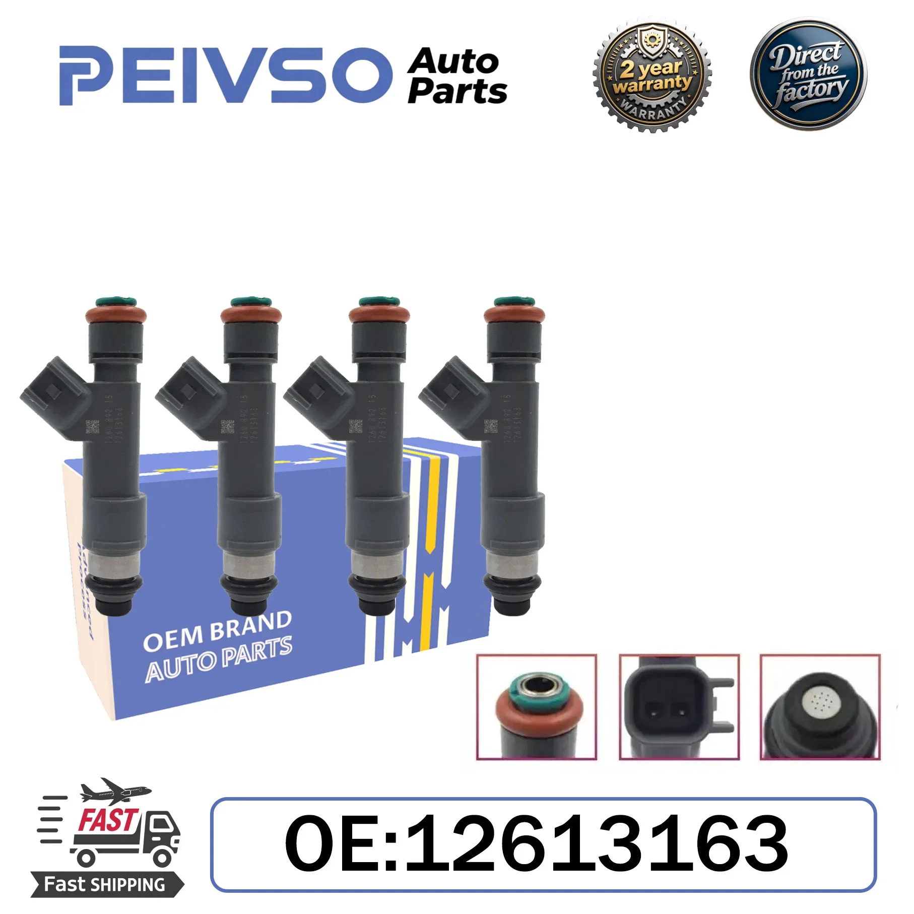 4pcs/lot Fuel Injector 12613163 1260 590 30 126059030 For Chevrolet HHR Malibu G6 Aura Vue 8002100N M1409 FJ1064
4pcs/lot Fuel Injector 12613163 1260 590 30 126059030 For Chevrolet HHR Malibu G6 Aura Vue 8002100N M1409 FJ1064