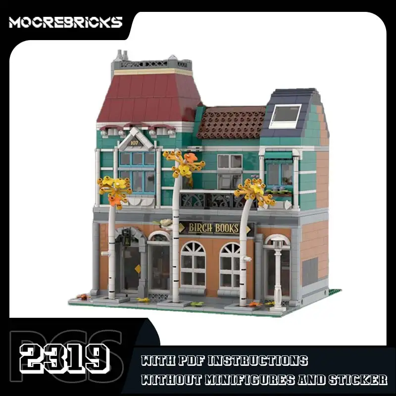 Модульные строительные блоки для дома MOC, креативный вид на улицу, архитектура, кирпичная модель, наборы игрушек для сборки, детская рождественская коллекция, подарок
Модульные строительные блоки для дома MOC, креативный вид на улицу, архитектура, кирпичная модель, наборы игрушек для сборки, детская рождественская коллекция, подарок
