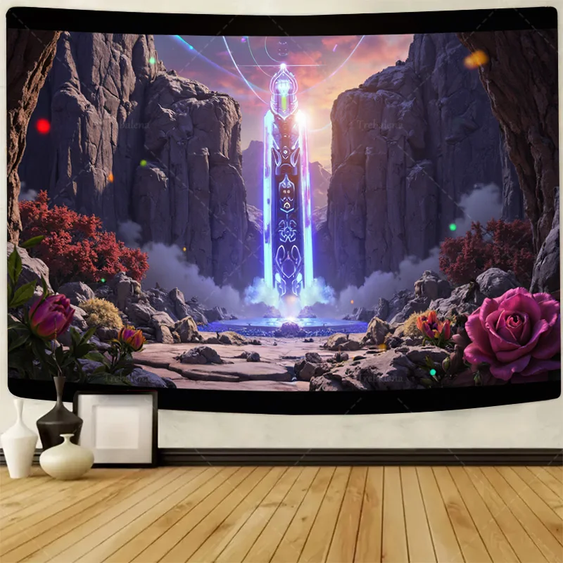 1 шт. настенный гобелен футуристическая башня в пейзажном гобелере каньйона-современный фэнтезийный художественный декор
1 шт. настенный гобелен футуристическая башня в пейзажном гобелере каньйона-современный фэнтезийный художественный декор
