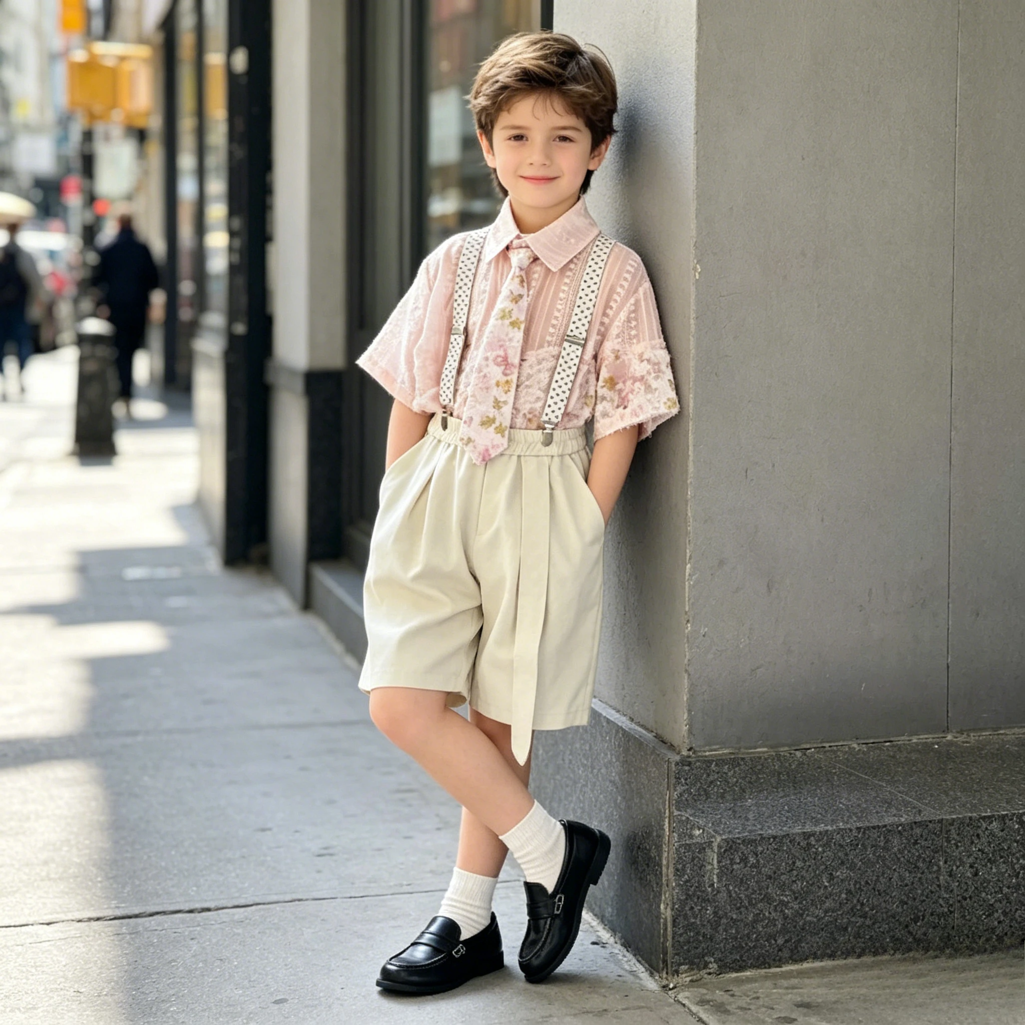 Boys Pink Floral Embossed Textured Shirt Shorts Set Breathable Lightweight Fabric with Tie Kids Casual Wear Special Occasions
Boys Pink Floral Embossed Textured Shirt Shorts Set Breathable Lightweight Fabric with Tie Kids Casual Wear Special Occasions