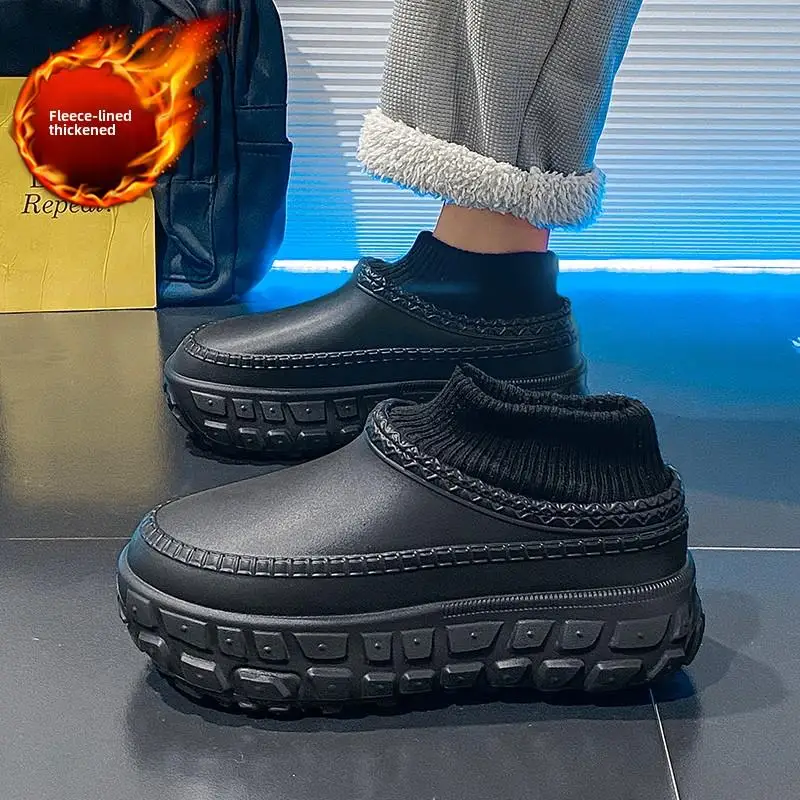Men's Chef Shoes 2025 New Winter Velvet Thickened Warm Waterproof Oil-resistant Kitchen Work Anti-slip Cotton Shoes
Men's Chef Shoes 2025 New Winter Velvet Thickened Warm Waterproof Oil-resistant Kitchen Work Anti-slip Cotton Shoes