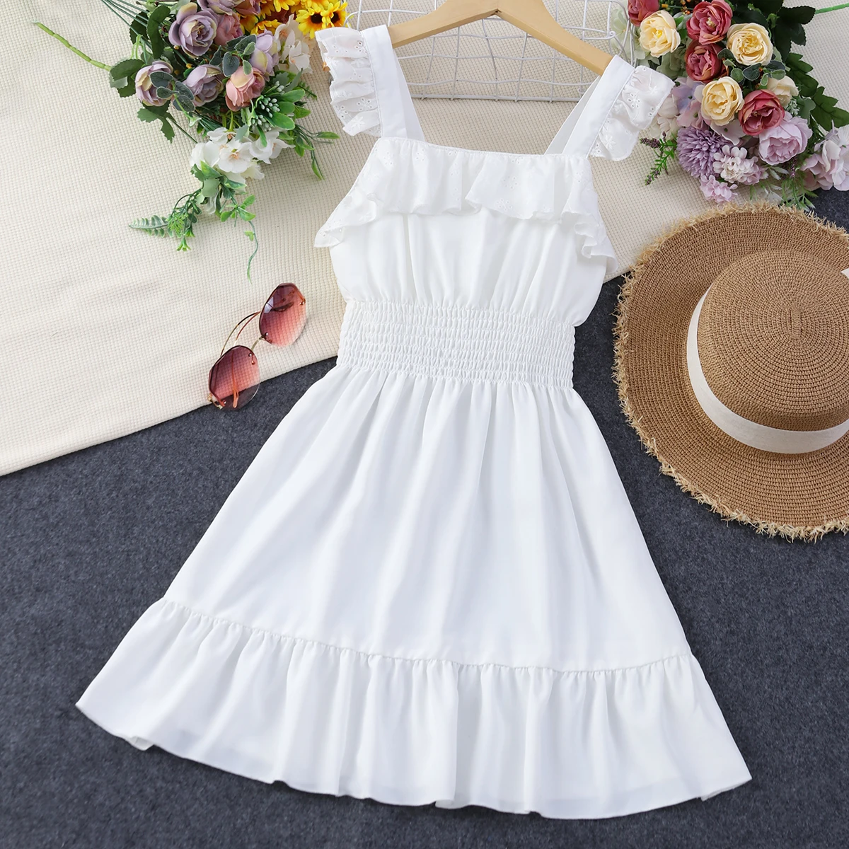 Kids Party Dresses Flying Sleeve Cotton Stripe Baby Girls Princess Dress Summer Children Clothing Baby Girls Dress FOR 8-12Years
Kids Party Dresses Flying Sleeve Cotton Stripe Baby Girls Princess Dress Summer Children Clothing Baby Girls Dress FOR 8-12Years