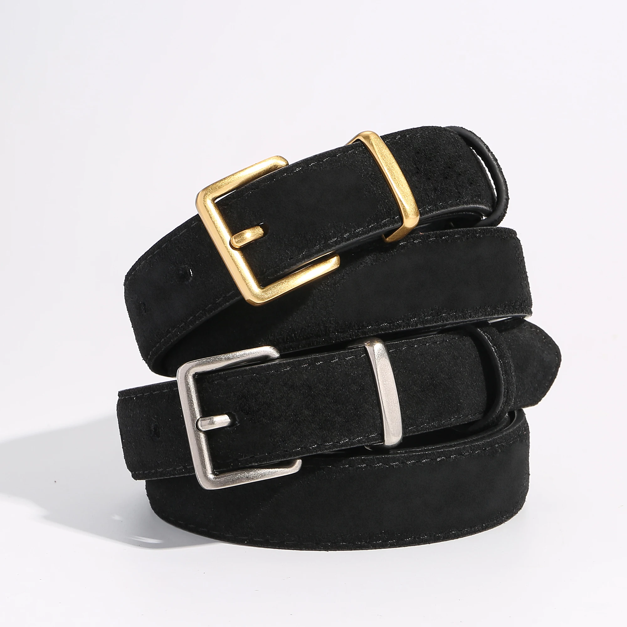 Vintage Women's Suede Leather Belts Fashion Leather Waist Belt with Sliver/Gold Buckle Elegant Ladies Belt for Jeans Dress Pants
Vintage Women's Suede Leather Belts Fashion Leather Waist Belt with Sliver/Gold Buckle Elegant Ladies Belt for Jeans Dress Pants