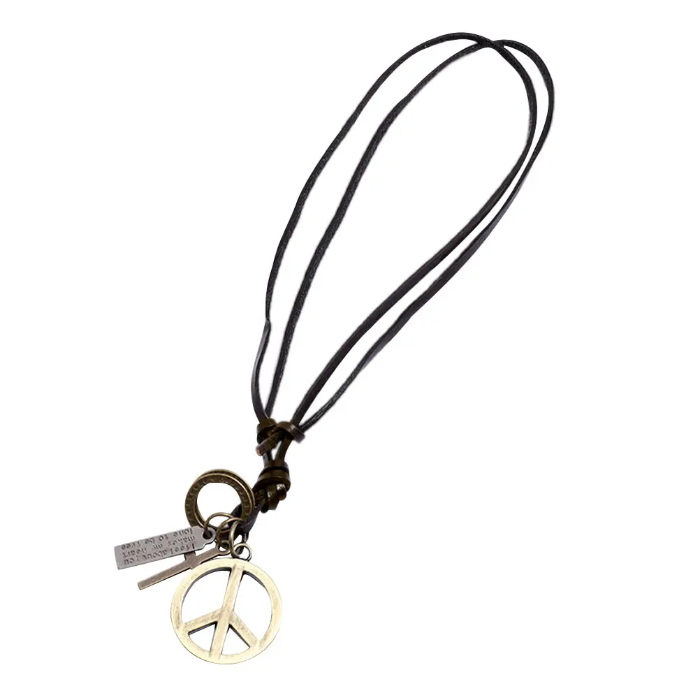 Peace Sign Retro Necklace Jewelry Alloy Unisex Vintage Symbol Anti-war Anti-War Necklace Lightweight Durable Adjustable
Peace Sign Retro Necklace Jewelry Alloy Unisex Vintage Symbol Anti-war Anti-War Necklace Lightweight Durable Adjustable