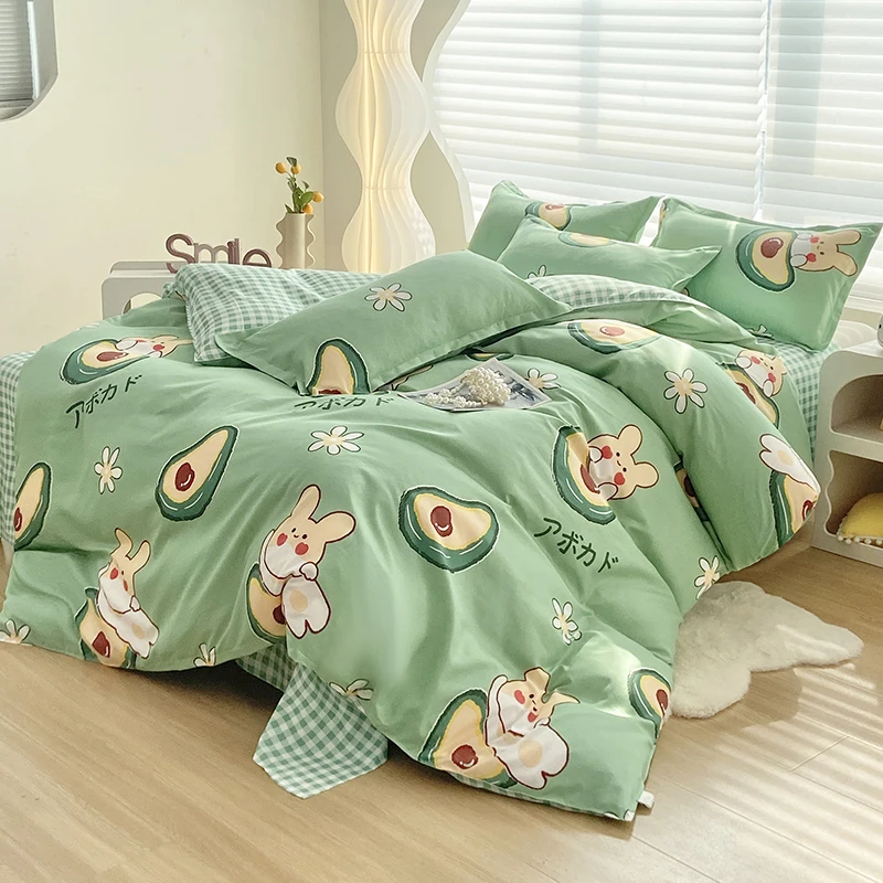 Green Avocado Print Fruit Duvet Cover Set Queen Size Bedding Sets Kids Teens Zipper Closure Comforter Covers Flat Sheet 4pcs Set
Green Avocado Print Fruit Duvet Cover Set Queen Size Bedding Sets Kids Teens Zipper Closure Comforter Covers Flat Sheet 4pcs Set