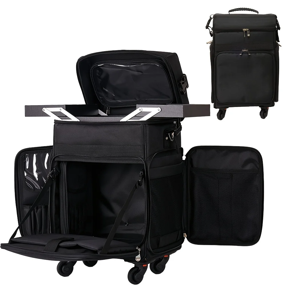 Drawbar Makeup Box With Wheel Multifunctional Hairdresser Barber Beauty Trolley Suitcase Bag Embroidery Nail Artist Toolbox
Drawbar Makeup Box With Wheel Multifunctional Hairdresser Barber Beauty Trolley Suitcase Bag Embroidery Nail Artist Toolbox