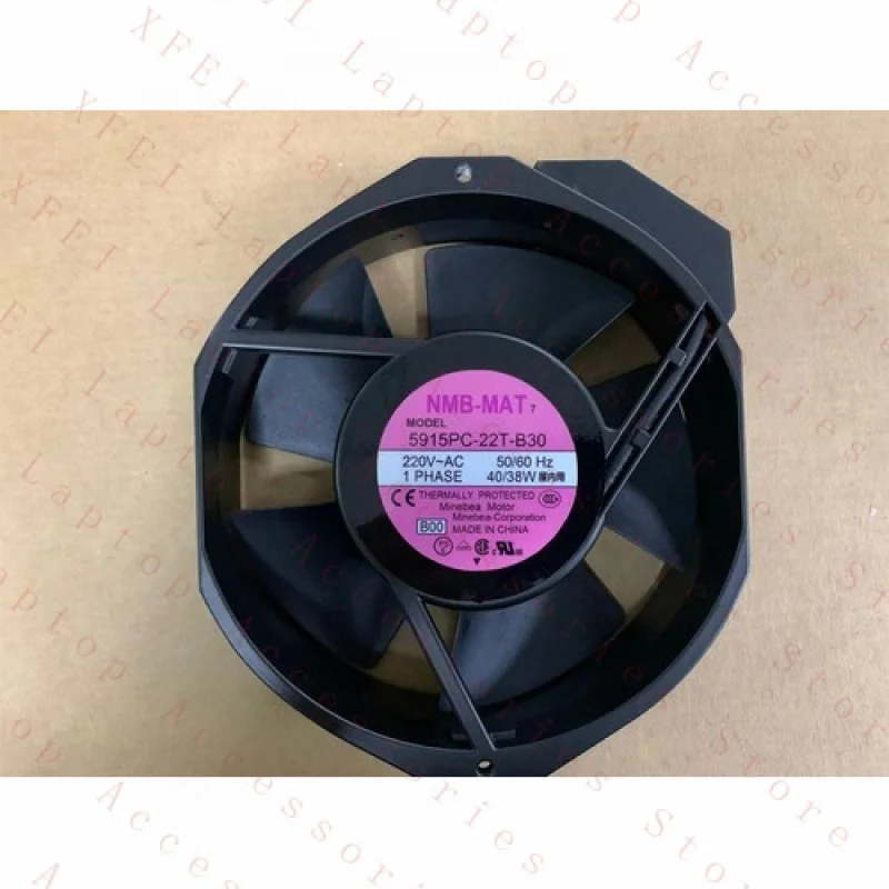 F For NMB 5915PC-22T-B30 fan 172*38mm AC 220V 40/38W Cooling Fan
F For NMB 5915PC-22T-B30 fan 172*38mm AC 220V 40/38W Cooling Fan