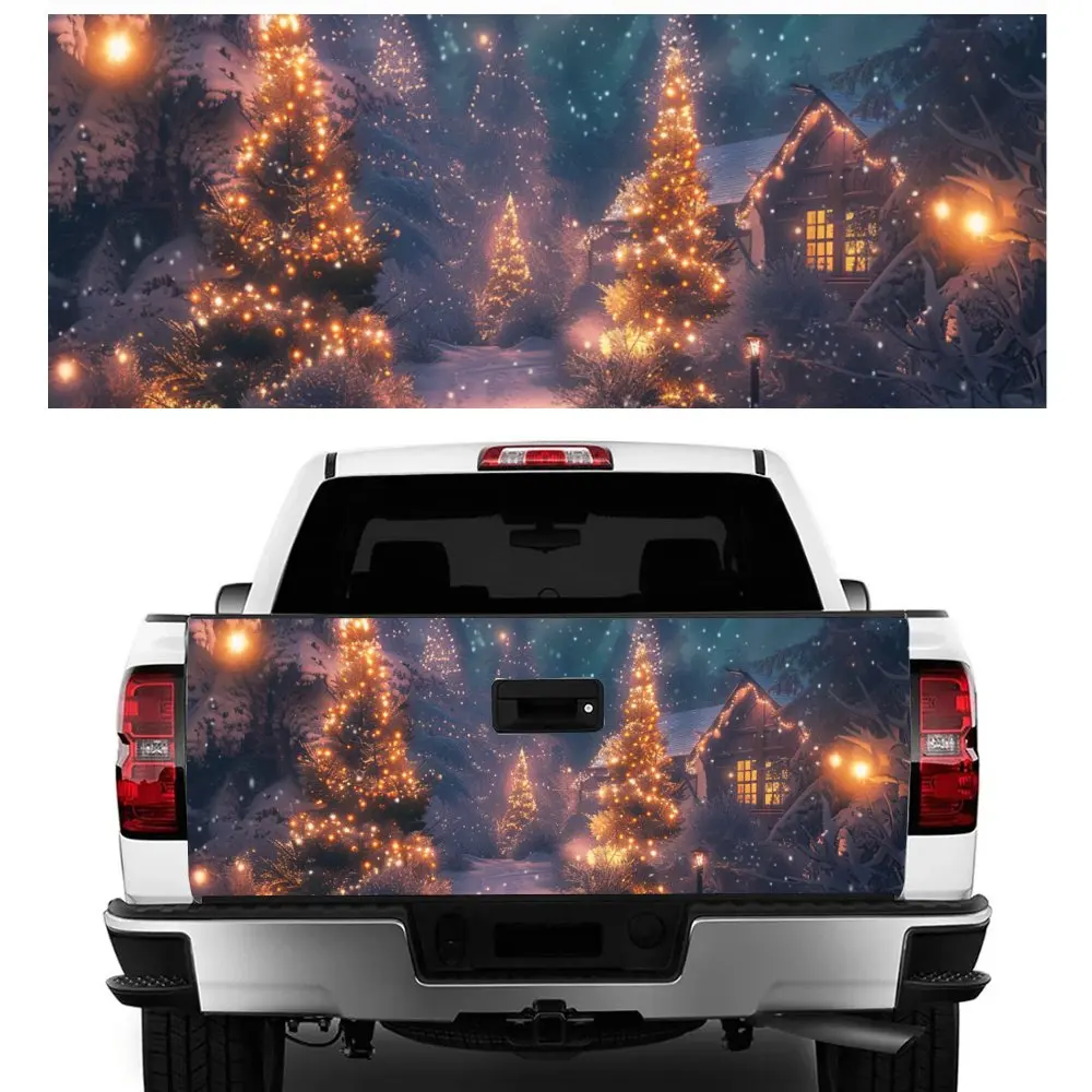 Glowing Christmas Tree Print Car Tail Trunk Protect Vinly Decal Auto Accessories Hood Decoration Sticker for Off-road Pickup
Glowing Christmas Tree Print Car Tail Trunk Protect Vinly Decal Auto Accessories Hood Decoration Sticker for Off-road Pickup