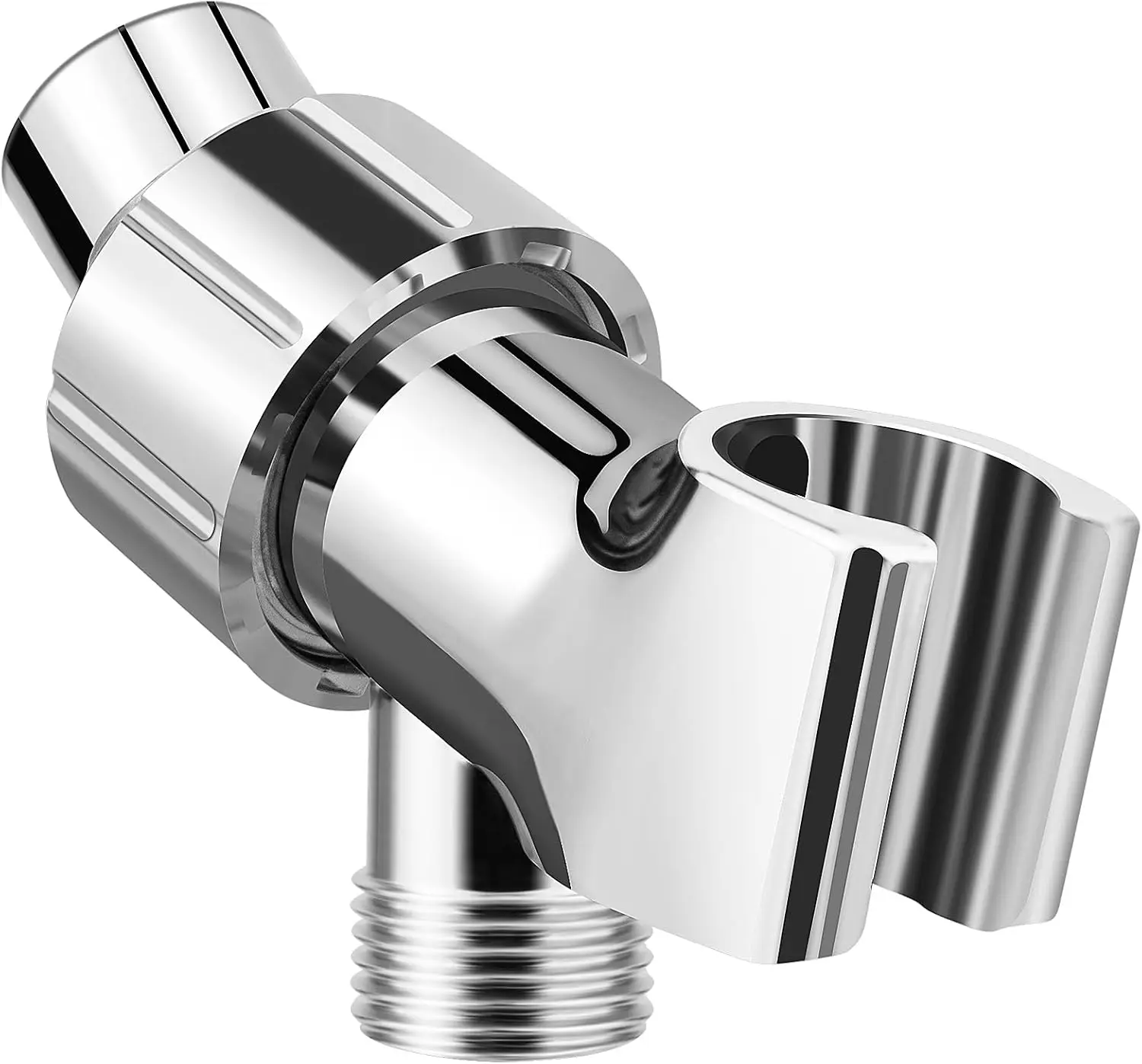 Adjustable Handheld Shower Head Holder with 360° Rotatable Arm, Brass Ball & ABS Bracket for Shower Hose Connector
Adjustable Handheld Shower Head Holder with 360° Rotatable Arm, Brass Ball & ABS Bracket for Shower Hose Connector