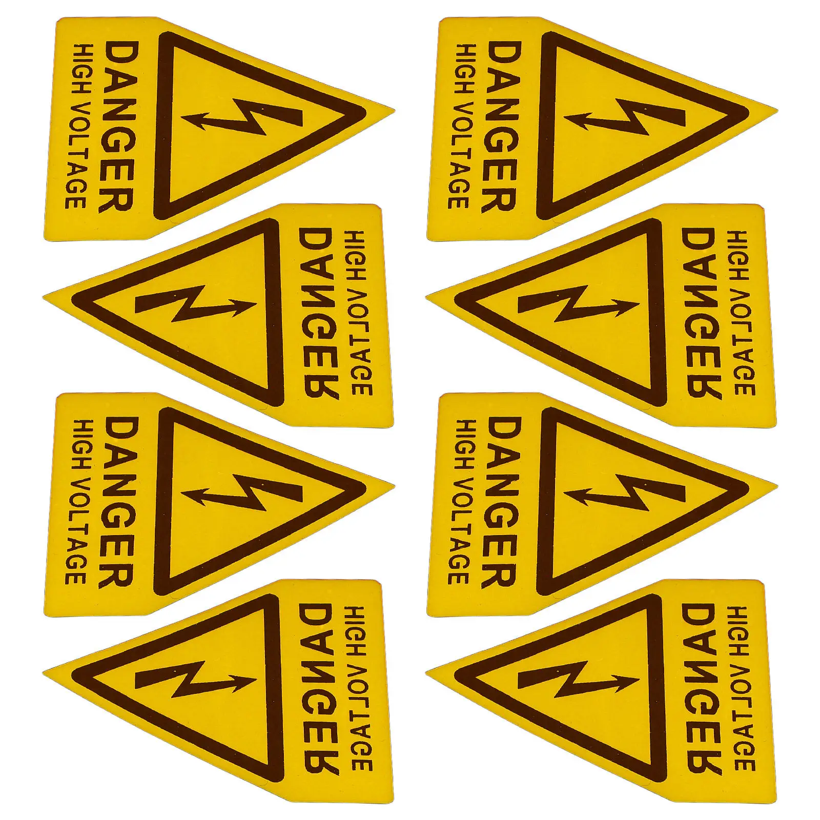 6Pcs Yellow Triangle Electrical Warning Sign High Voltage Safety Label Self Adhesive for Industrial Equipment Panels Shock
6Pcs Yellow Triangle Electrical Warning Sign High Voltage Safety Label Self Adhesive for Industrial Equipment Panels Shock