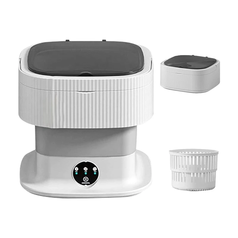 Portable Travel Washing Machine, 10L Mini Washer Machine, Foldable Underwear Washing Machine With Spin Dryer
Portable Travel Washing Machine, 10L Mini Washer Machine, Foldable Underwear Washing Machine With Spin Dryer