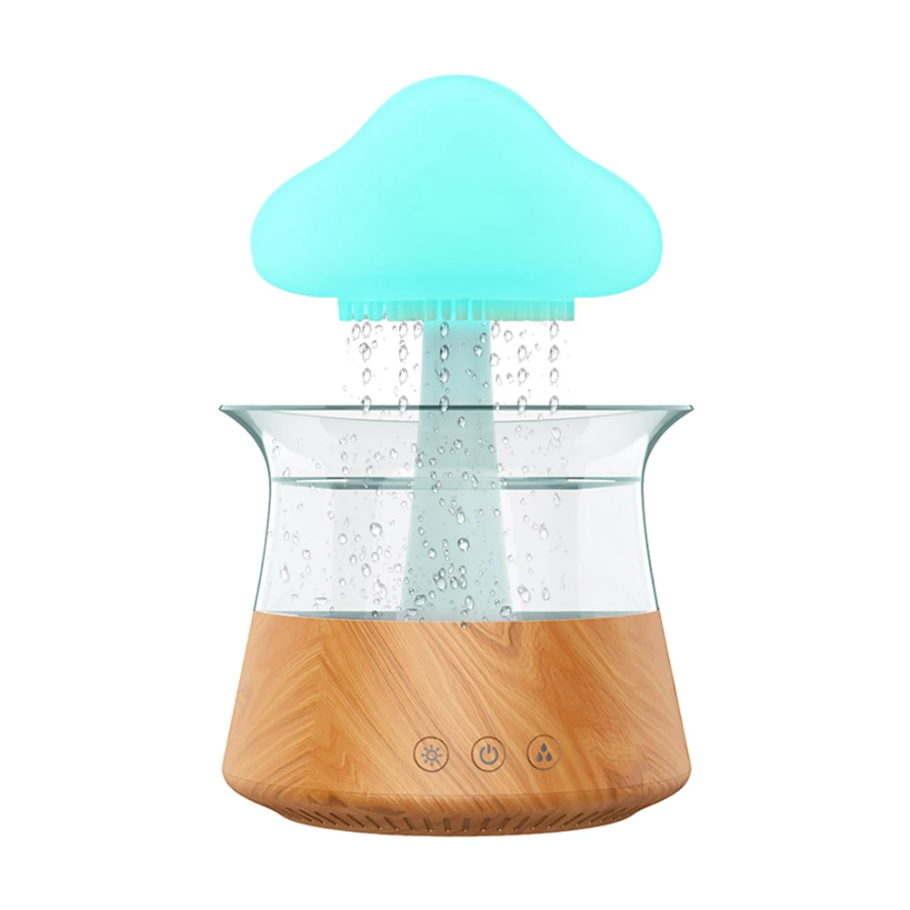 Mushroom Rain Air Humidifier Colorful Night Light Essential Oil Diffusers Moisturize Skin Relieve Fatigues for Bedroom Kids Room
Mushroom Rain Air Humidifier Colorful Night Light Essential Oil Diffusers Moisturize Skin Relieve Fatigues for Bedroom Kids Room
