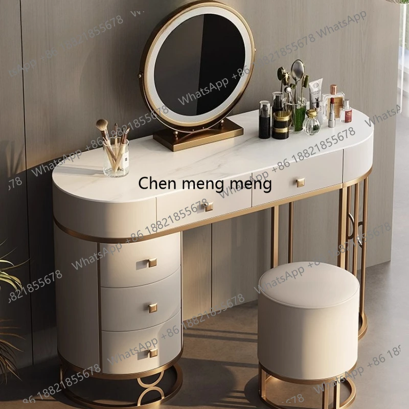Bedroom furniture Luxury leather Makeup vanity Toiletries illuminated makeup dressing table desk dressers with mirror dresser
Bedroom furniture Luxury leather Makeup vanity Toiletries illuminated makeup dressing table desk dressers with mirror dresser