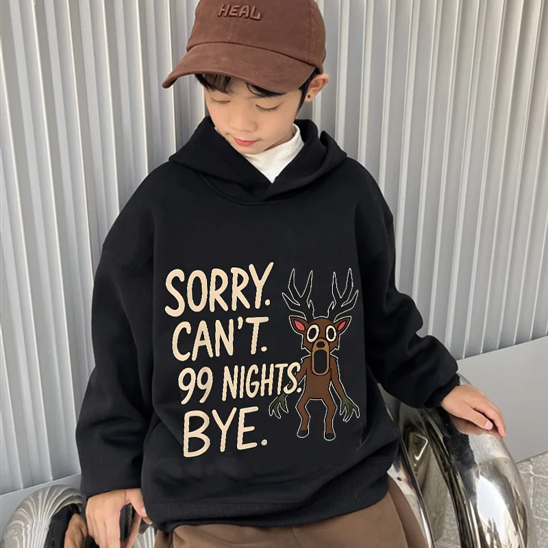 Толстовки с капюшоном Game 99 Night in The Forest, свободные милые топы с длинными рукавами для мальчиков, детский повседневный спортивный пуловер с капюшоном, подарок на день рождения
Толстовки с капюшоном Game 99 Night in The Forest, свободные милые топы с длинными рукавами для мальчиков, детский повседневный спортивный пуловер с капюшоном, подарок на день рождения