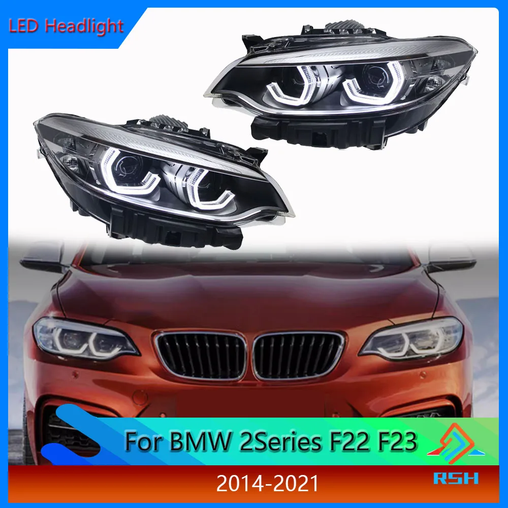 Car Headlight For BMW 2 Series F22 F23 2014-2021 LED Projector Car Lamps Daytime Running Lights Dynamic Turn Signals Front Lamp
Car Headlight For BMW 2 Series F22 F23 2014-2021 LED Projector Car Lamps Daytime Running Lights Dynamic Turn Signals Front Lamp