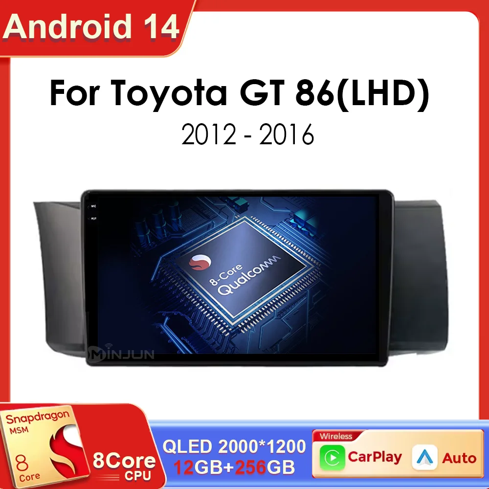 Android 14 For Toyota GT 86 Car Multimedia For Subaru BRZ LHD 2012 - 2016 Qualcomm Car Radio Video Player Navigation stereo GPS
Android 14 For Toyota GT 86 Car Multimedia For Subaru BRZ LHD 2012 - 2016 Qualcomm Car Radio Video Player Navigation stereo GPS