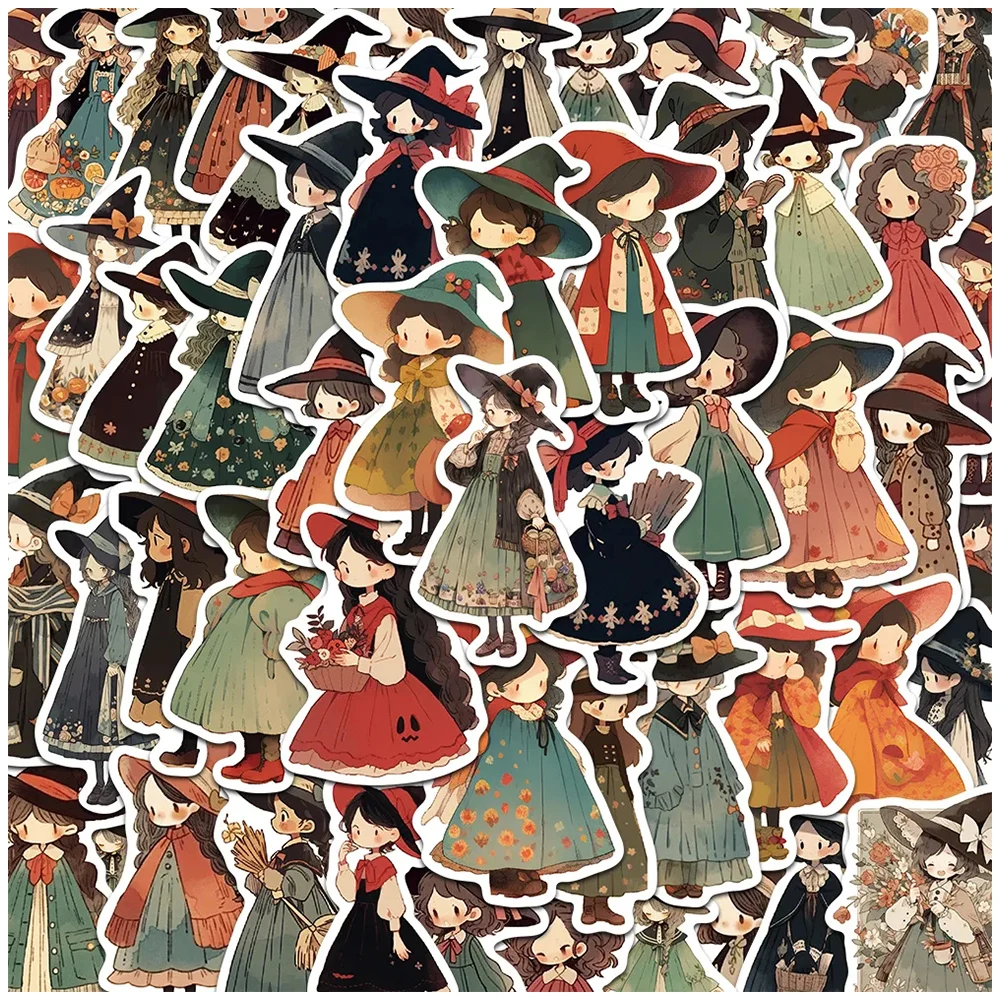 10/30/50pcs Q Version Witch Anime Cartoon Stickers Decals DIY Phone Case Laptop Motorcycle Waterproof Vintage Magic Sticker Toys
10/30/50pcs Q Version Witch Anime Cartoon Stickers Decals DIY Phone Case Laptop Motorcycle Waterproof Vintage Magic Sticker Toys