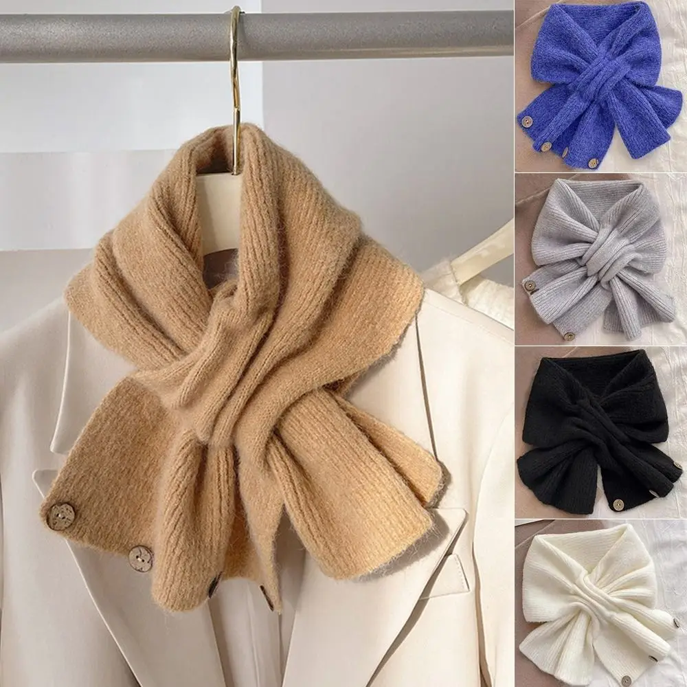 Women Knitted Cross Scarf Winter Neck Guard Shawl Warmer Stuff Solid Color Soft Girls Fashionable Fake Collar
Women Knitted Cross Scarf Winter Neck Guard Shawl Warmer Stuff Solid Color Soft Girls Fashionable Fake Collar