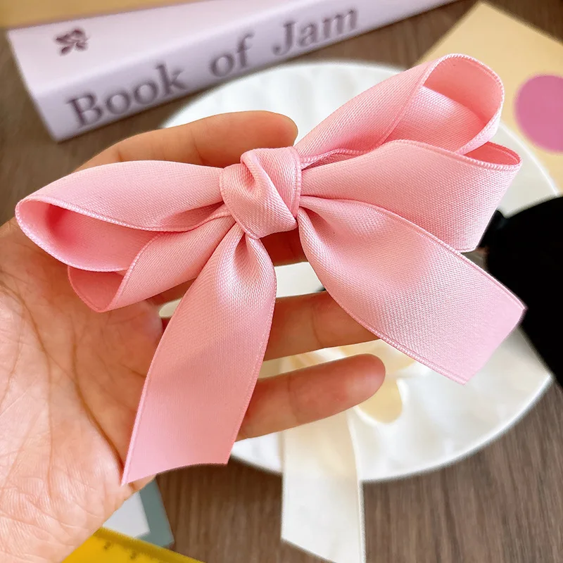 Fabric Bow Hair Clip with Long Ribbon for Girls French Sweet Elegant Non Slip Daily Ponytail Student Lightweight Soft
Fabric Bow Hair Clip with Long Ribbon for Girls French Sweet Elegant Non Slip Daily Ponytail Student Lightweight Soft