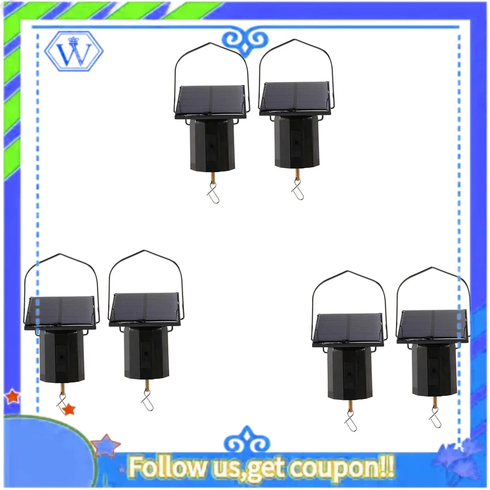 A55P-Solar Hanging Display Motor Rotating Small Motor Solar Energy Wind Spinner Motor Multi-Purposes Rotatable Hook 6Pcs
A55P-Solar Hanging Display Motor Rotating Small Motor Solar Energy Wind Spinner Motor Multi-Purposes Rotatable Hook 6Pcs