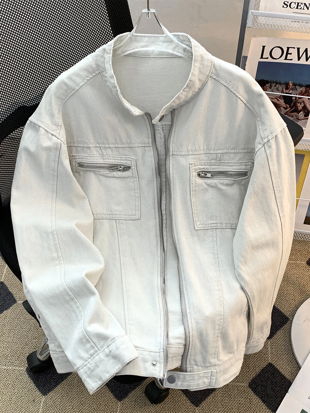 Mens Jacket Man Autumn Coats Copy Replica Reproduction Imitation Simulation Clone Look-Alike Similar Resembling Fashion Popular
Mens Jacket Man Autumn Coats Copy Replica Reproduction Imitation Simulation Clone Look-Alike Similar Resembling Fashion Popular