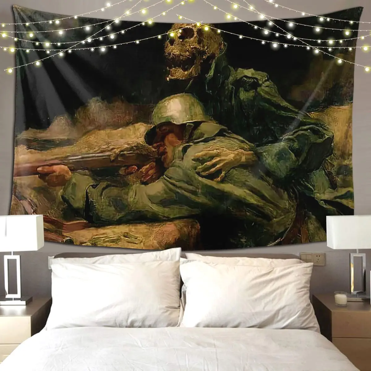 Death Directs The Bullet By Hans Larwin гобелен художественный настенный эстетический домашний декор гобелены для гостиной спальни общежития
Death Directs The Bullet By Hans Larwin гобелен художественный настенный эстетический домашний декор гобелены для гостиной спальни общежития