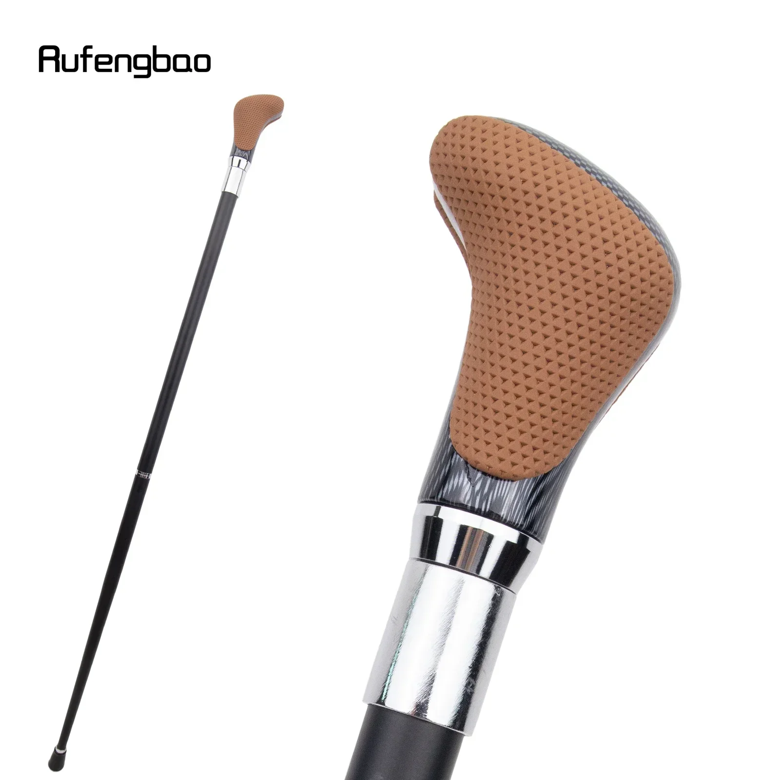 Коричневая, черная кожаная белая трость, модная стимпанк и повседневная джентльменская элегантная трость для косплея, 94 см