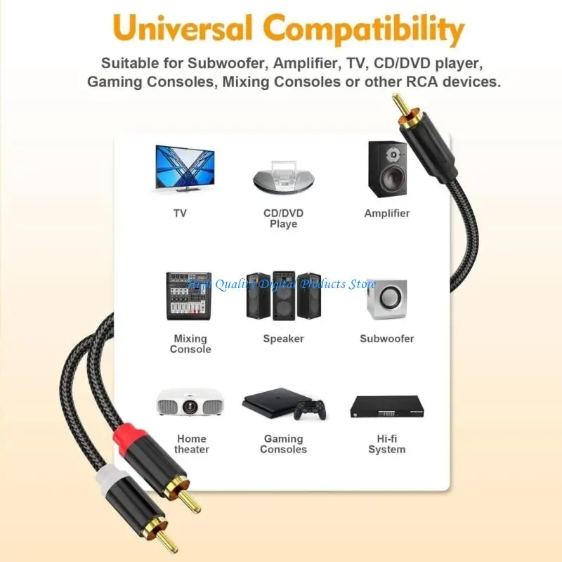 U2JE Premium Auditory Male Female to 2RCA Cable Optional for Professional Sound Systems and Multimedia Devices
U2JE Premium Auditory Male Female to 2RCA Cable Optional for Professional Sound Systems and Multimedia Devices