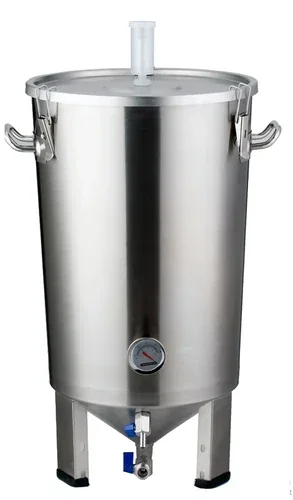 Stainless steel 30L conical bottom fermentation barrel with temperature control
Stainless steel 30L conical bottom fermentation barrel with temperature control