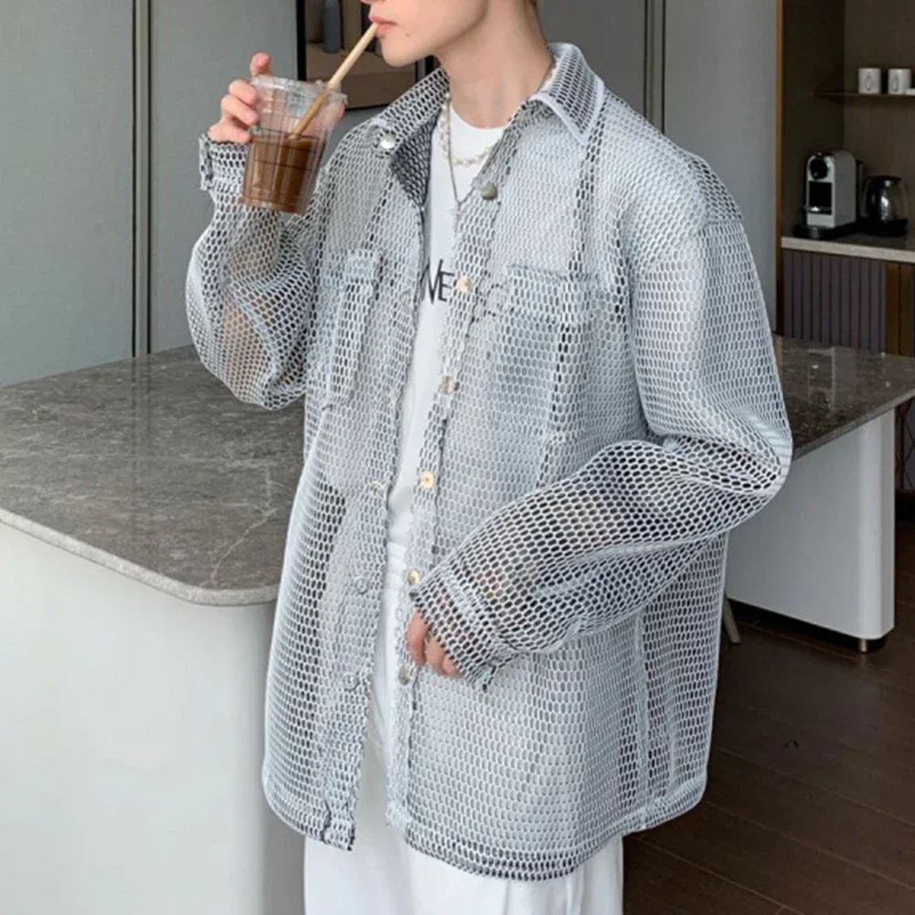 Blouse Men Shirt Daily Holiday All Match Casual Harajuku Korean Lapel Polyester Solid Color Streetwear Stylish
Blouse Men Shirt Daily Holiday All Match Casual Harajuku Korean Lapel Polyester Solid Color Streetwear Stylish