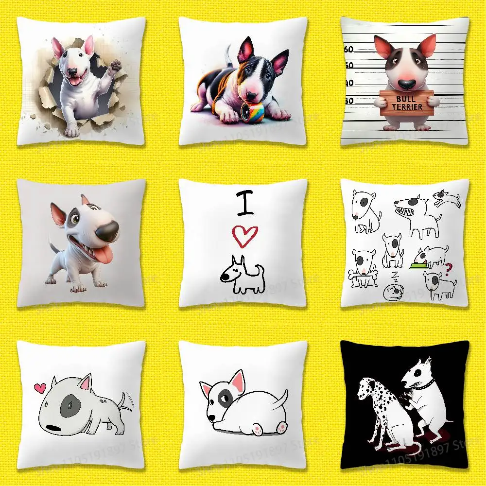 Bull Terrier Dog Puppy Throw Pillow Case For 45x45cm 40x40cm 55x55cm 50x50cm 30x30cm Square Car Pillowcase Shell
Bull Terrier Dog Puppy Throw Pillow Case For 45x45cm 40x40cm 55x55cm 50x50cm 30x30cm Square Car Pillowcase Shell