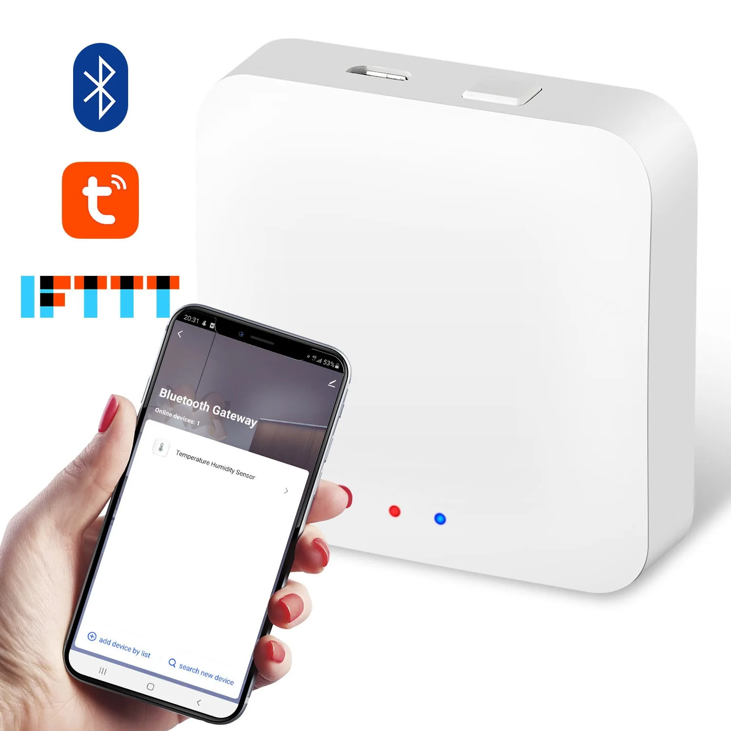 Tuya Smart Bluetooth Gateway Hub WiFi Wireless Remote Control Smart Home Work With Alexa Google Home Mini Bluetooth Mesh Gateway
Tuya Smart Bluetooth Gateway Hub WiFi Wireless Remote Control Smart Home Work With Alexa Google Home Mini Bluetooth Mesh Gateway