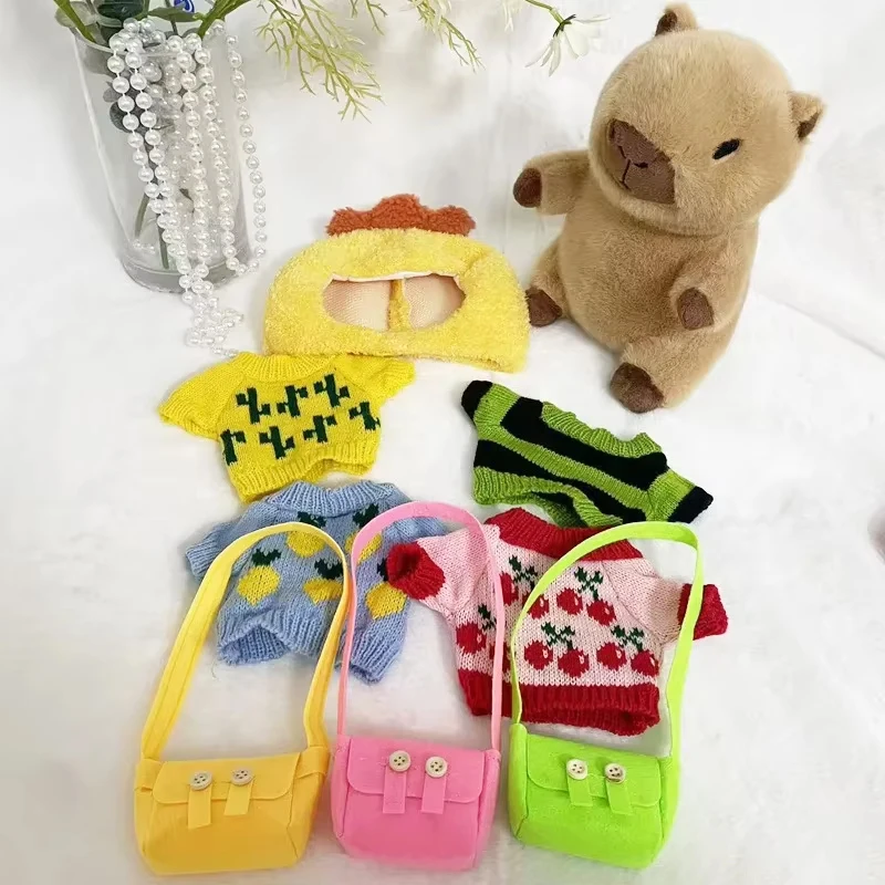 25CM Dress Up Capybara Plush Doll with Clothes and Accessories Cute Stuffed Capybara Cosplay Dolls Nice Birthday Gifts
25CM Dress Up Capybara Plush Doll with Clothes and Accessories Cute Stuffed Capybara Cosplay Dolls Nice Birthday Gifts
