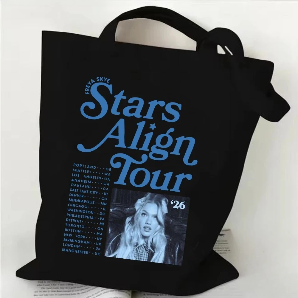 Unisex Casual Reusable Bag Freya Skye Stars Align Tour 2026 Shopping Canvas Bag Tote Bag Shopper Bag Travel Casual Handbag
Unisex Casual Reusable Bag Freya Skye Stars Align Tour 2026 Shopping Canvas Bag Tote Bag Shopper Bag Travel Casual Handbag