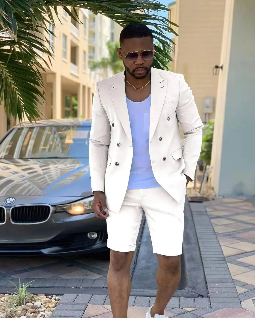 2024 New Casual Men's Two-piece Suit Short Men's Suit Slim Korean Dress Suit Mens Suits Smart Casual Spring and Autumn Men
2024 New Casual Men's Two-piece Suit Short Men's Suit Slim Korean Dress Suit Mens Suits Smart Casual Spring and Autumn Men