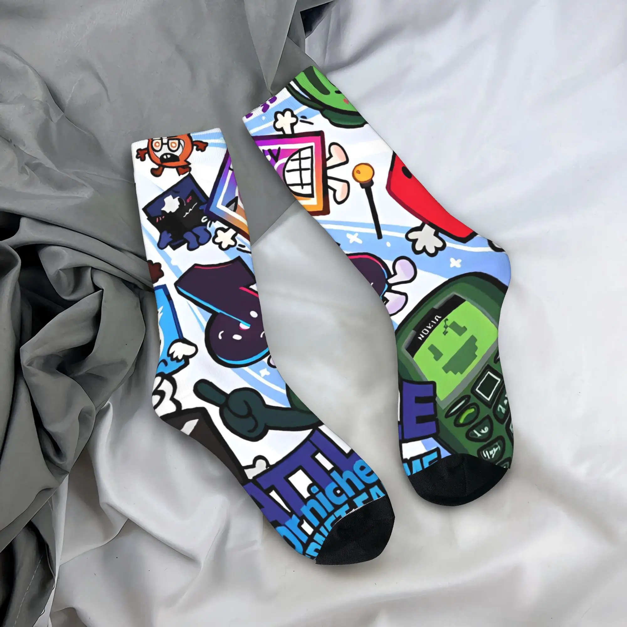 Носки для отдыха BFDI Battle for Dream, кавайные чулки, мужские качественные спортивные носки на открытом воздухе, зимние дизайнерские нескользящие носки
Носки для отдыха BFDI Battle for Dream, кавайные чулки, мужские качественные спортивные носки на открытом воздухе, зимние дизайнерские нескользящие носки