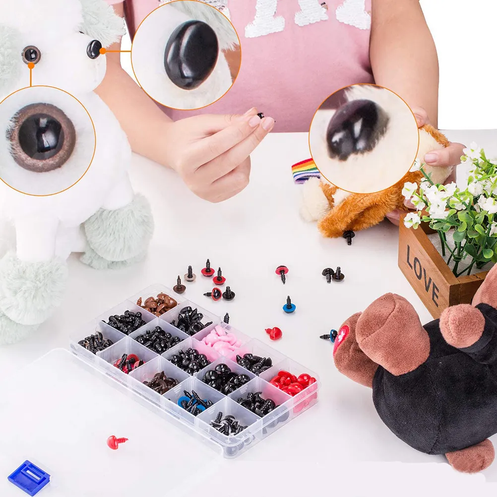 1Pack Plastic Eyes Accessories Multi Color Screw Thread Grain Safe DIY Cartoon Eyes Kit for Handmade Crafts Art Supplies
1Pack Plastic Eyes Accessories Multi Color Screw Thread Grain Safe DIY Cartoon Eyes Kit for Handmade Crafts Art Supplies