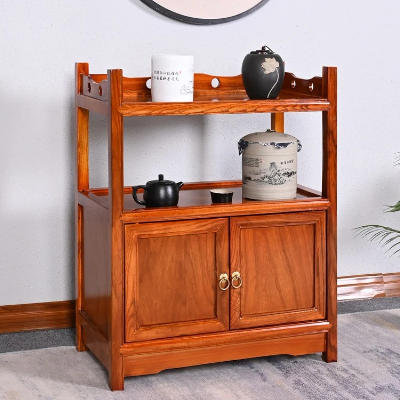 Solid wood new Chinese style old elm dining side cabinet household removable tea cabinet rack living room
Solid wood new Chinese style old elm dining side cabinet household removable tea cabinet rack living room