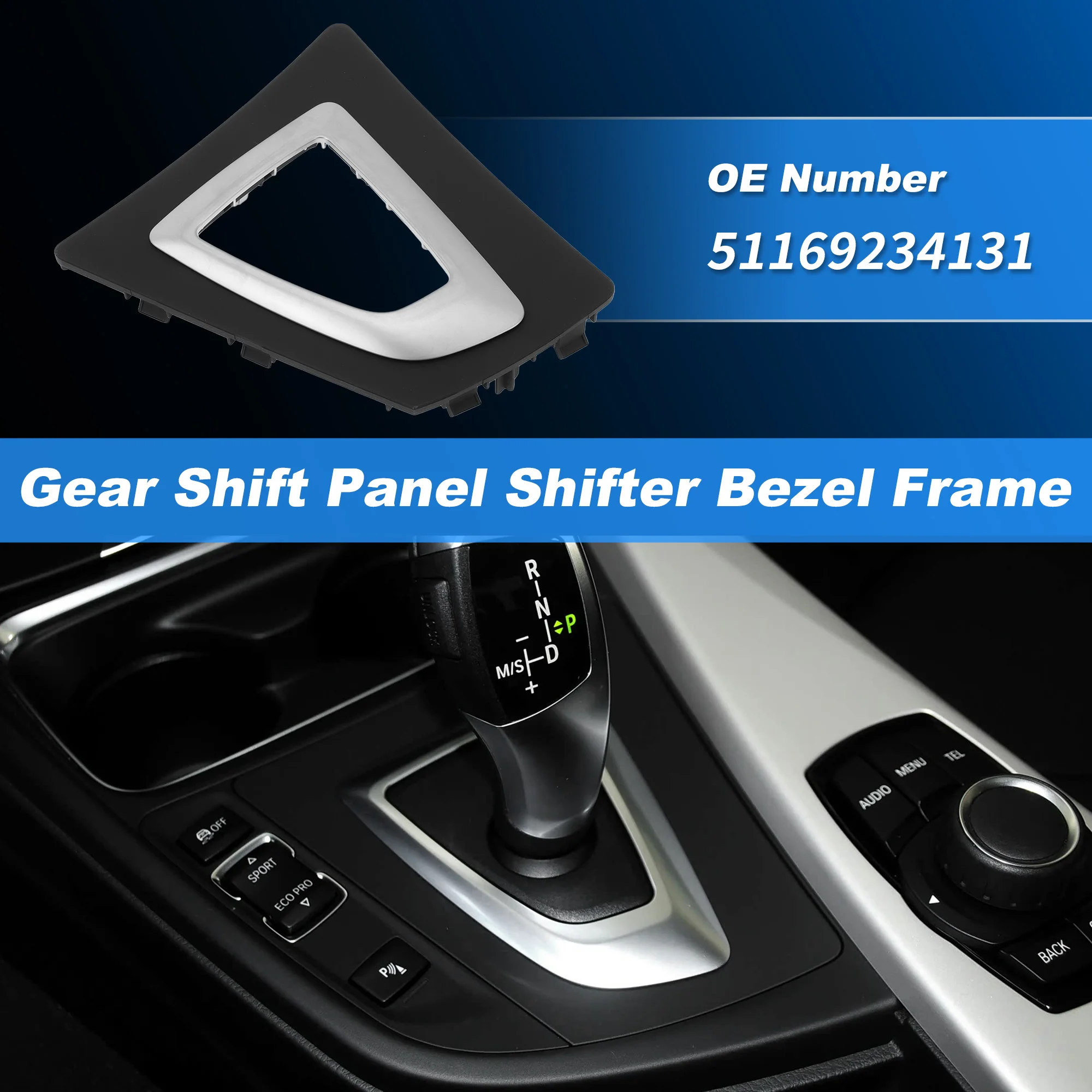 UXCELL Gear Shift Panel Bezel Frame for BMW 3 4 Series F30 F31 F32 F34 No.51169234131
UXCELL Gear Shift Panel Bezel Frame for BMW 3 4 Series F30 F31 F32 F34 No.51169234131