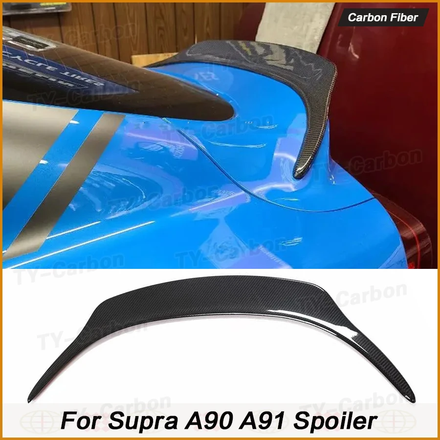 Real Carbon Fiber Rear trunk lip Spoiler Racing Wings for Toyota Supra A90 A91 MK5 2019-2023 Car Styling TRD Style FRP
Real Carbon Fiber Rear trunk lip Spoiler Racing Wings for Toyota Supra A90 A91 MK5 2019-2023 Car Styling TRD Style FRP