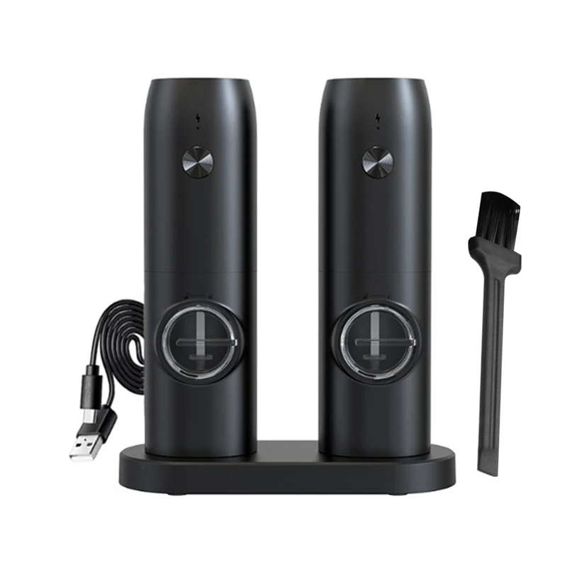 Mini Salt Pepper Grinder Electric Salt And Pepper Grinder USB Rechargeable Grinder
Mini Salt Pepper Grinder Electric Salt And Pepper Grinder USB Rechargeable Grinder