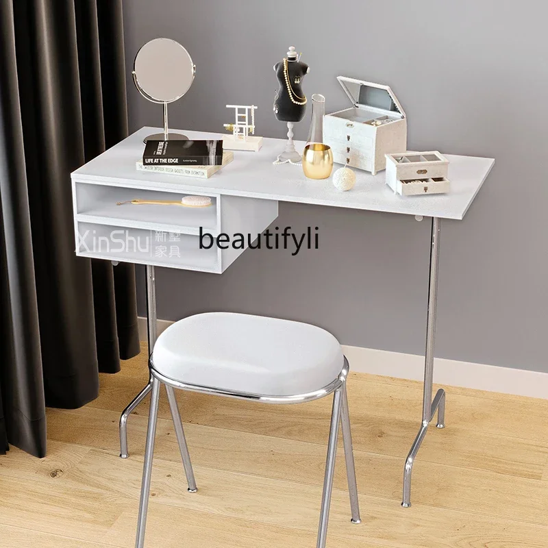 zq1Modern simple dresser, bedroom storage, makeup table, stainless steel desk combination
zq1Modern simple dresser, bedroom storage, makeup table, stainless steel desk combination